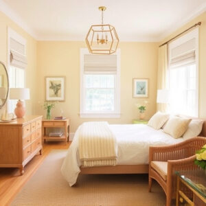 Pale yellow Bedroom